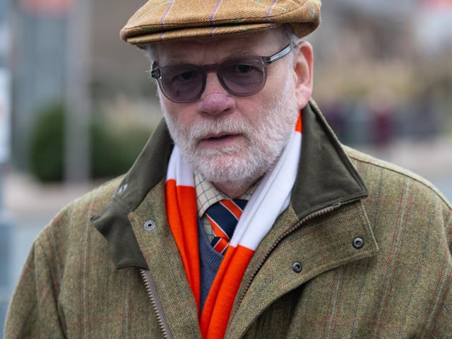 Blackpool fans arrive at Bloomfield Road ahead of the Championship fixture against Burnley. Photo: Kelvin Stuttard