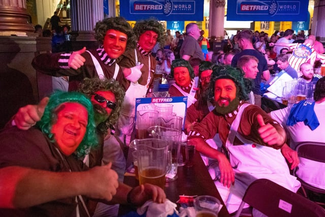 World Matchplay Darts at Blackpool Winter Gardens.
