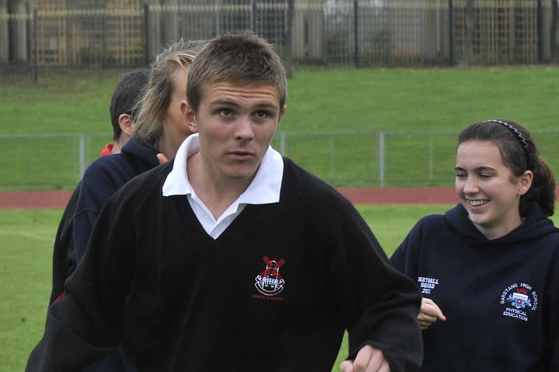 Year 10 and 11 pupils from schools across the region took part in a Gold Factor Sports Event sports day at Stanley Park, Blackpool. Pictured is Jack Northrop, 2009