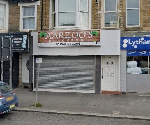 Aarzoo's Soul Food in Lytham Road has a one-star rating following it's most recent inspection in January 2023