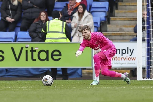 Dan Grimshaw is Blackpool's first-choice goalkeeper and has kept 12 clean sheets in League One this season.