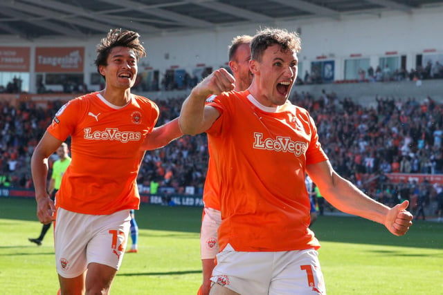 Matty Virtue provided the assist for Dougall in Blackpool's last League One outing.