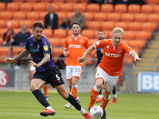 Ex-Blackpool striker Mark Cullen is now with Bamber Bridge