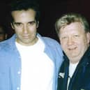 The Late Carl DeRome with Famous Magician David Copperfield 