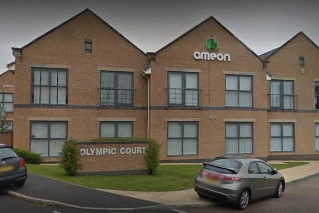 Ameon's headquarters on the Whitehills Business Park.