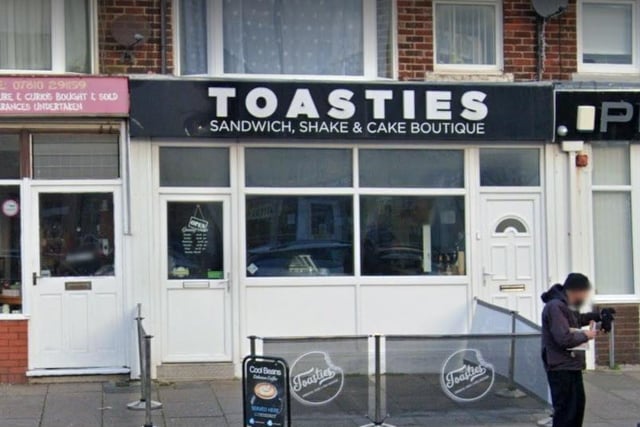 Toasties Sandwich, Shake and Cake Boutique in Highfield Road has a rating of 4.7 out of 5 from 27 Google reviews. Telephone 01253 932396
