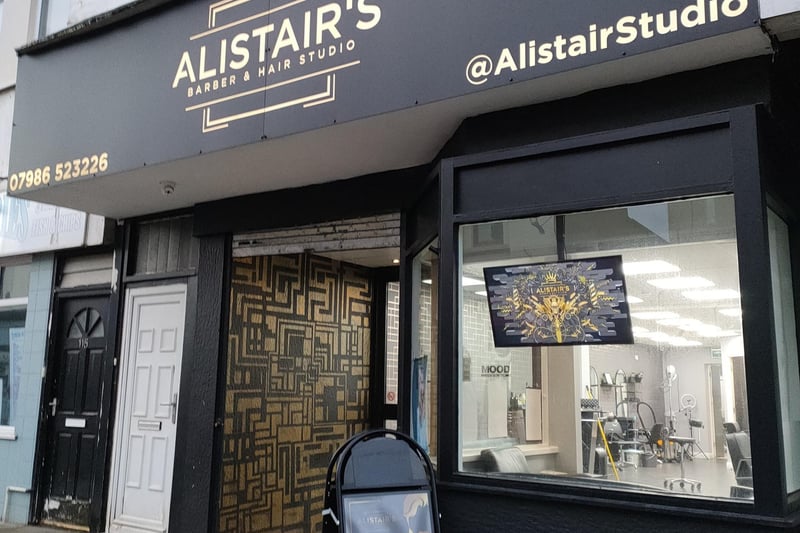 Alistair's Barber & Hair Studio,  111 Topping Street, Blackpool, FY1 3AA.