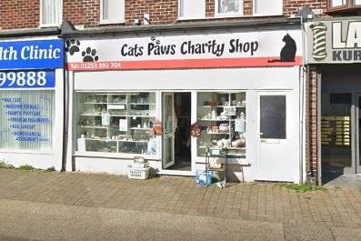 This shop supports the Cats Paws sanctuary which helps rescue, treat and re-home abandoned, unwanted and homeless cats and kittens.
It rates as 4/5 on Google Reviews.
It's open on Fridays, Saturdays and Wednesdays.