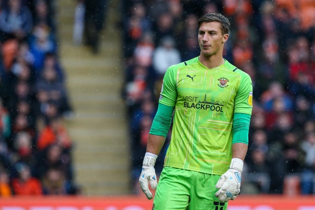 Blackpool's third choice goalkeeper, the 27-year-old has only made one appearance this season.