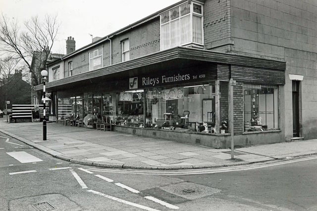 This furniture store stood on the corner of Poulton Road and Milton Street for decades