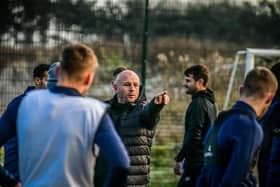 Adam Murray has had plenty of time to train with his AFC Fylde players during a 17-day break between matches