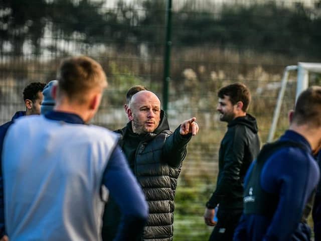 Adam Murray has had plenty of time to train with his AFC Fylde players during a 17-day break between matches
