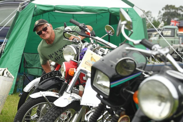 No wonder spectators took a shine to these machines on show at the Fylde Vintage and Farm Show.