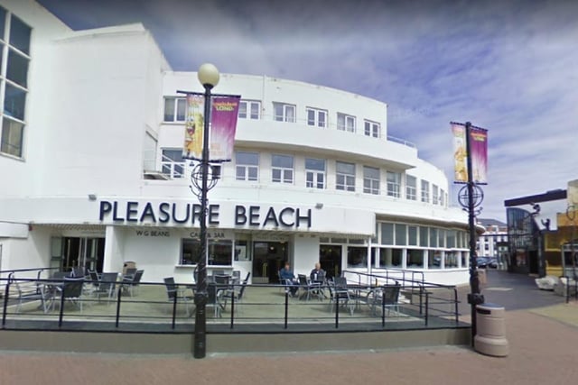 Pleasure Beach at Promenade, Blackpool; rated on June 1