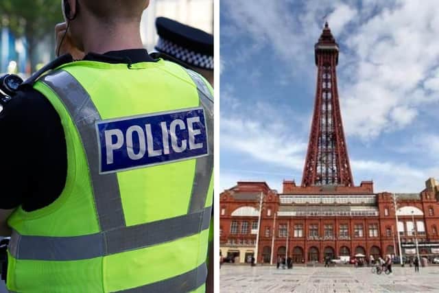 Did you witness a collision between a pedestrian and bus close to Blackpool Tower?