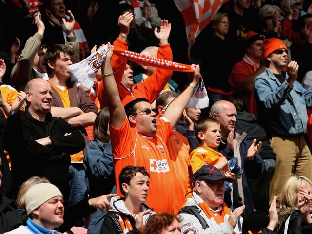 Blackpool fans.