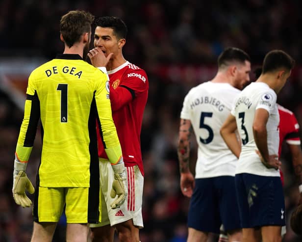 The often mispronounced David De Gea playing for Manchester United (Credit: Martin Rickett/PA Wire)