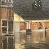 The Tesco Extra store at Clifton Retail Park had to close due to flooding on Monday evening (June 13). Picture by Sara Batey