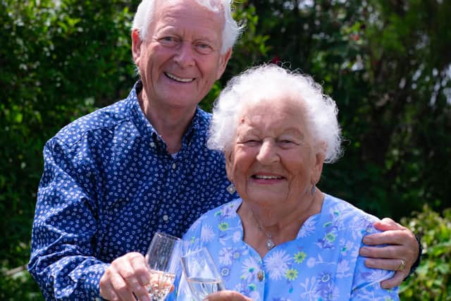 Ray and Joan Swift, who have been married for 70 years