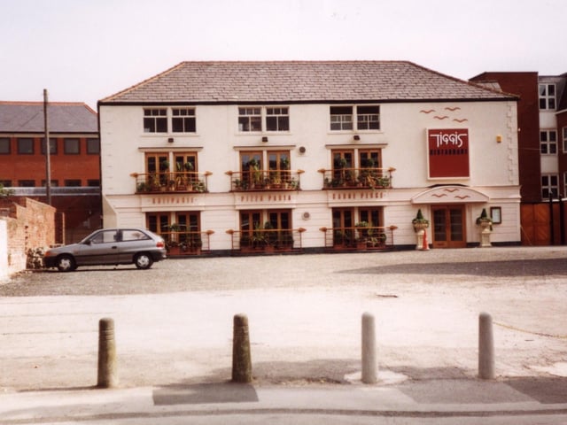 Tiggis Restaurant in St Annes, back in the 1990s