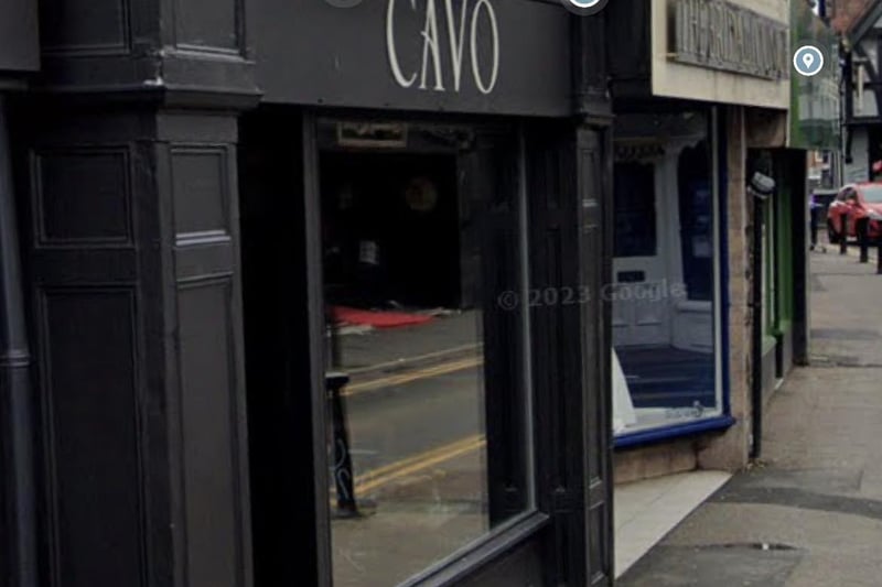 Rated 5: Cavo Bar & Bistro at 18 Breck Road, Poulton-Le-Fylde, Lancashire; rated on September 14