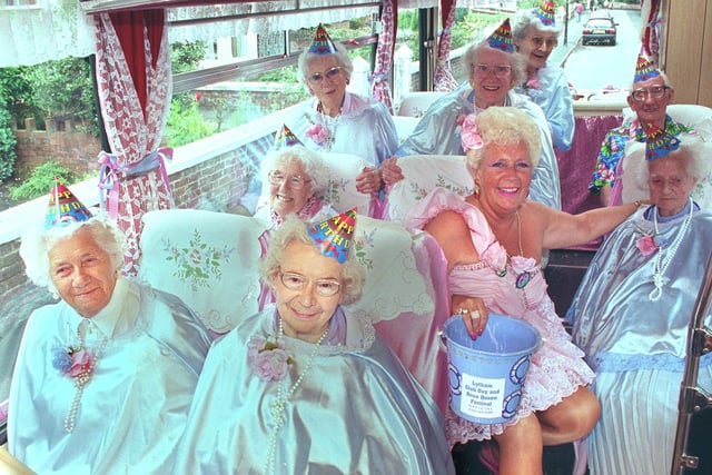 Residents of Birkby Lodge Rest Home with their matron Margaret Jagger, 1998