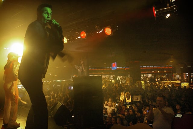 Remember X Factor finalist Chico? He's pictured here on stage at Coral Island in 2006