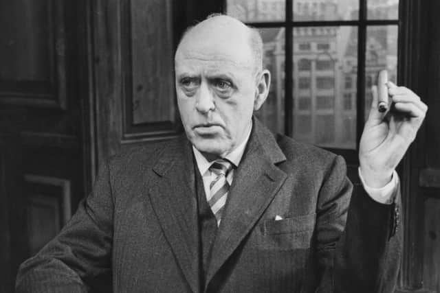 Scottish actor Alastair Sim in 1961. (Photo by Roger Jackson/Central Press/Hulton Archive/Getty Images)