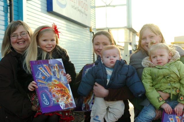 Winners of the Fleetwood Weekly News Tiny Treasures competition. Pictured from left to right: Emily Jane Birdsall with mum Gillian, Logan McCabe with mum Lindsay Madison, and Alex Johnson with mum Rachel
