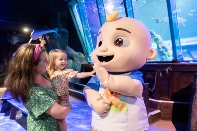 Little ones will have the opportunity to meet CoComelon’s JJ at SEA LIFE Blackpool (Credit: Anthony Devlin)