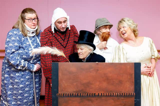 Cast of The Windmill Players' Farndale Christmas Carol 