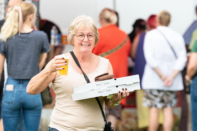 Visitors tuck into food and drink at the Fylde Coast Food and Drink Festival at the Marine Hall in Fleetwood. Photo: Kelvin Lister-Stuttard