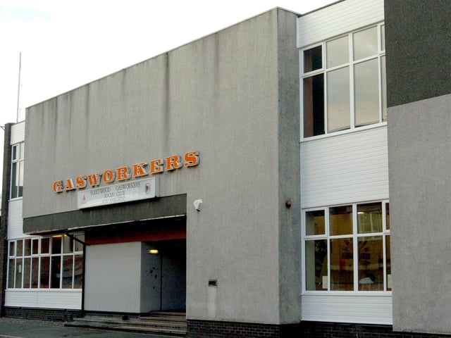 Fleetwood Social Club, also known as the Gasworkers or Tank in Preston Street, Fleetwood