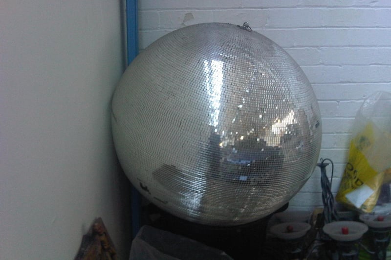 The glitterball from the world famous Northern Soul ballroom - the Highland Room - at Blackpool's Mecca building was up for sale on EBay in