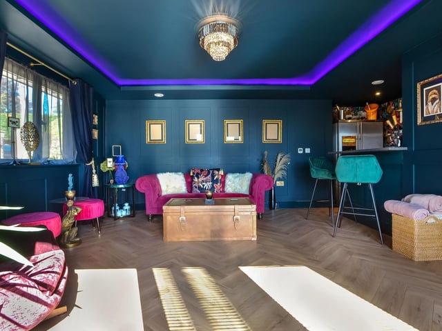 This is Rathgar. A four bedroom home in Portsdown Hill Road, Bedhampton, that is on sale for £1.19m. It is listed by Fine and Country.