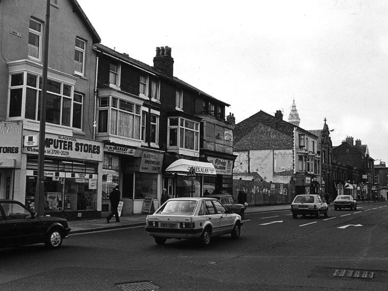 Church Street junction with Regent Road Blackpool in 1985