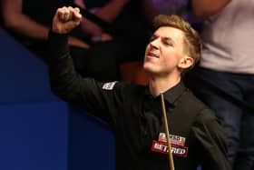James Cahill could celebrate after regaining his World Snooker tour card on Thursday