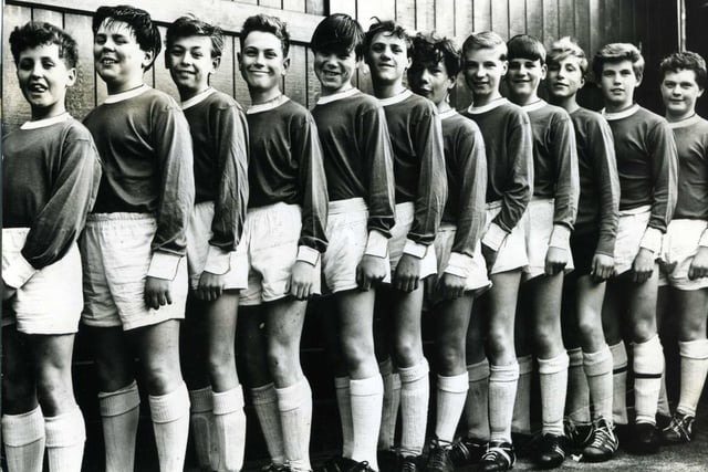 Fleetwood Bailey School under 14s Team who were defeated by Baines Grammar School in Blackpool