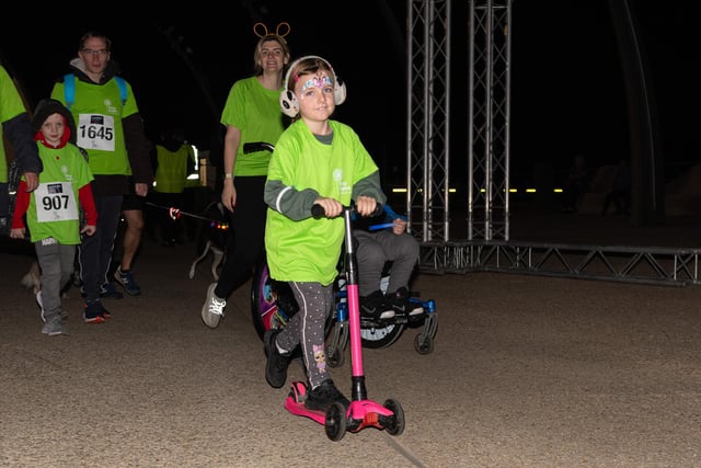 Walkers set off on the Memory Walk along Blackpool Promenade in aid of Trinity Hospice. Photo: Kelvin Lister-Stuttard