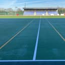Fylde Hockey Club's Mill Farm pitch was frozen Picture: Fylde Hockey Club