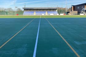 Fylde Hockey Club's Mill Farm pitch was frozen Picture: Fylde Hockey Club