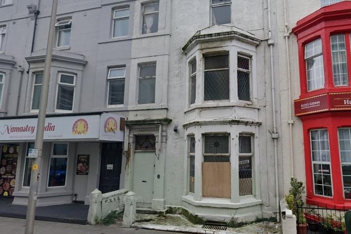 This B&B is on Albert Road sandwiched between a business and another hotel