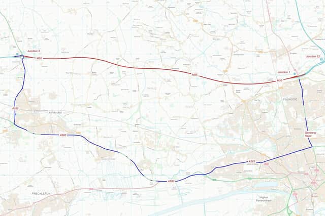 The closures are due to work taking place on the Preston Western Distributor road scheme which will link the city and parts of the Fylde to a new junction on the M55 motorway