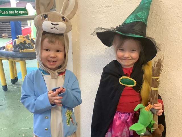 The children at Cherubs Nursery dressed up as their favourite story characters for World Book Day