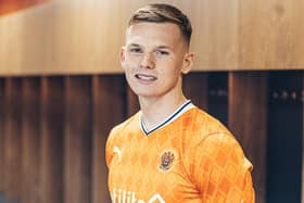 Lyons is likely to make his Blackpool debut today. Picture: Blackpool FC