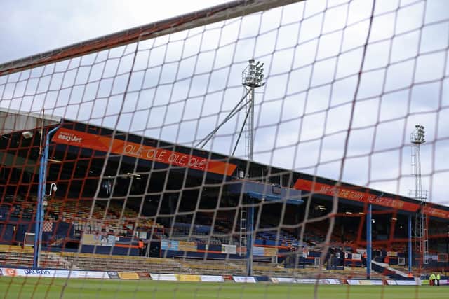The fixture at Kenilworth Road will now kick-off at the earlier time of 12.30pm
