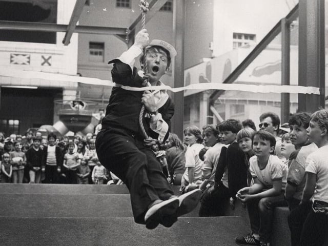 "Professor Peabodys in the Winter Gardens - loved the monster drop" - Joanne Calveley
This photo was the opening day of Professor Peabodys in 1983