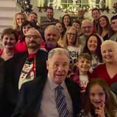 The Nolan family: 24 gathered for a Christmas Day party at Lytham Hall.