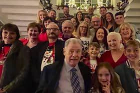 The Nolan family: 24 gathered for a Christmas Day party at Lytham Hall.