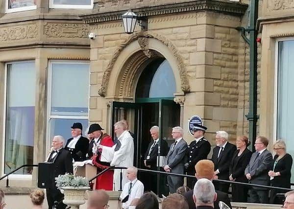Proclamation in Fylde at the Town Hall in St Annes by the Mayor of Fylde, Councillor Ben Aitken at 3pm on Sunday, September 11 to announce the ascension of King Charles III